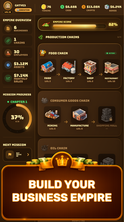 Business Empire Manager screenshot 1